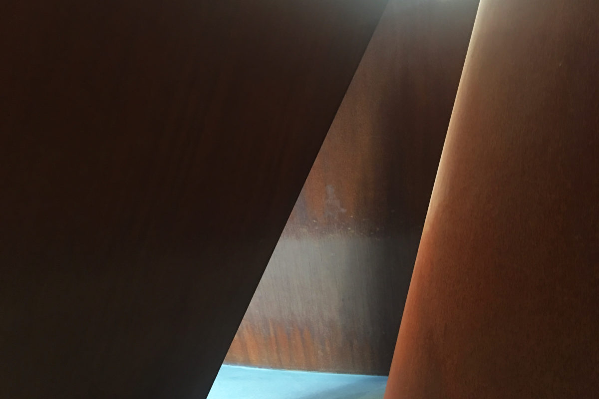 Richard Serra sculpture Sequence at the San Francisco Museum of Modern Art (SF MoMA)