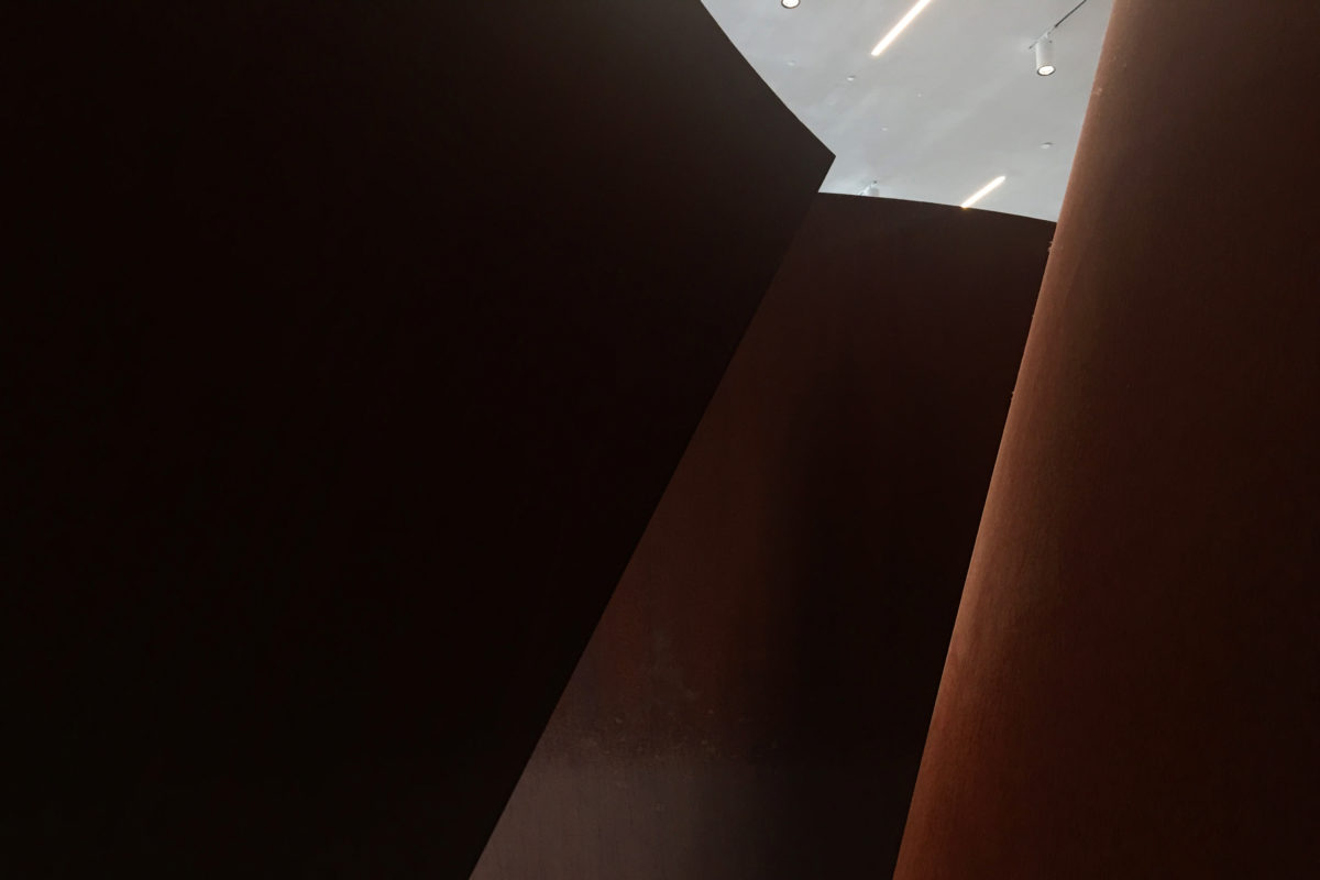 Richard Serra sculpture Sequence at the San Francisco Museum of Modern Art (SF MoMA)