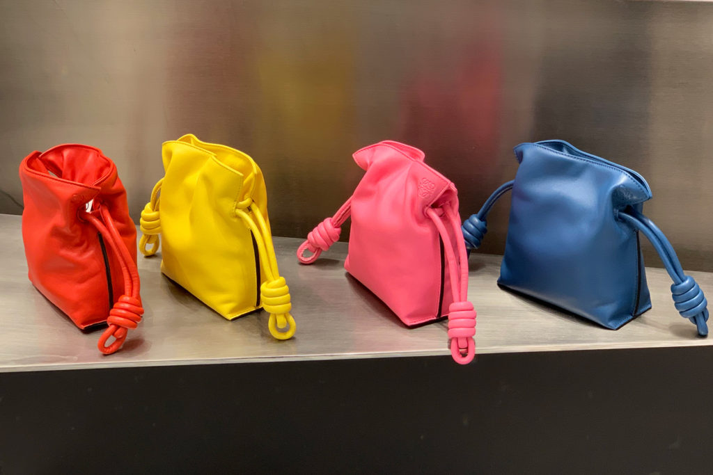 a glorious rainbow of designer handbags at the new saks - Dandelion ...
