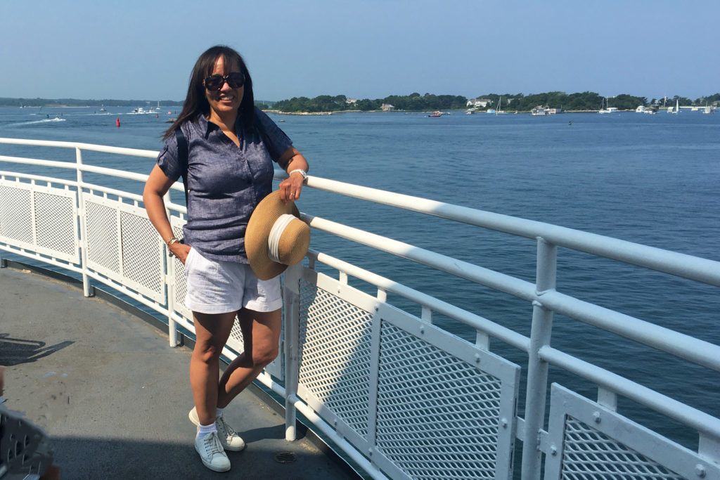 photos and journal of the pure summer joy of taking the Massachusetts Steamship Authority ferry to Martha's Vineyard