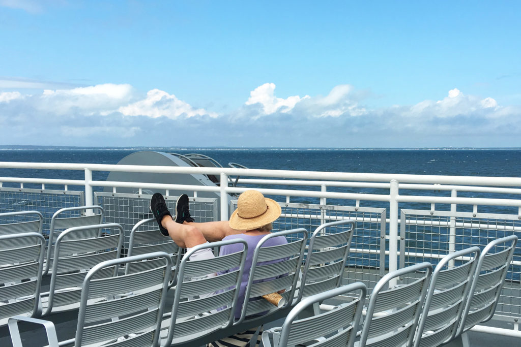 photos of taking the ferry to Martha's Vineyard every summer