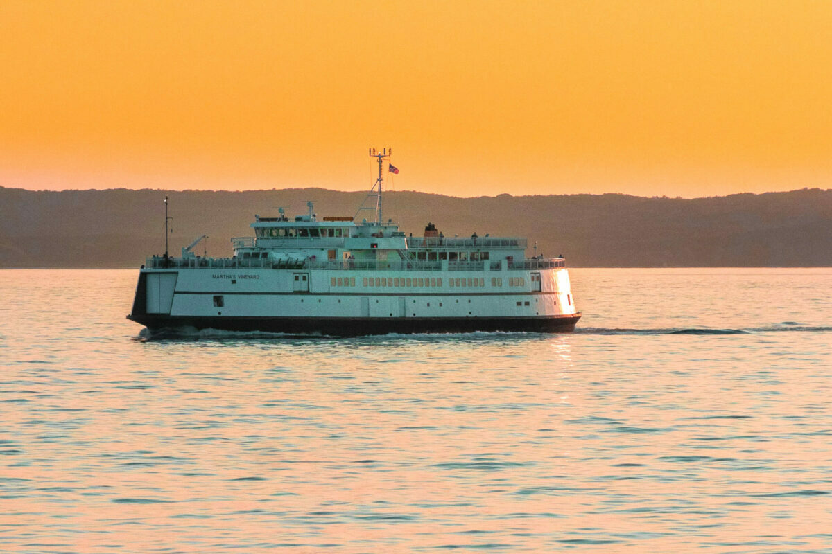 ferry to Martha's Vineyard for summer vacation