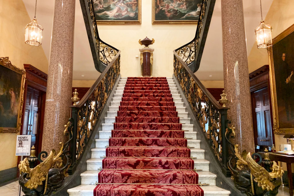Staircase at the Wallace Collection in London