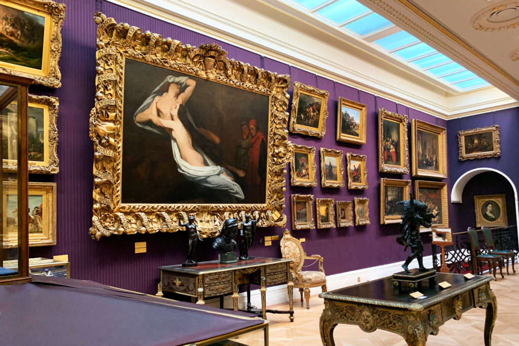 Gallery at the Wallace Collection in London