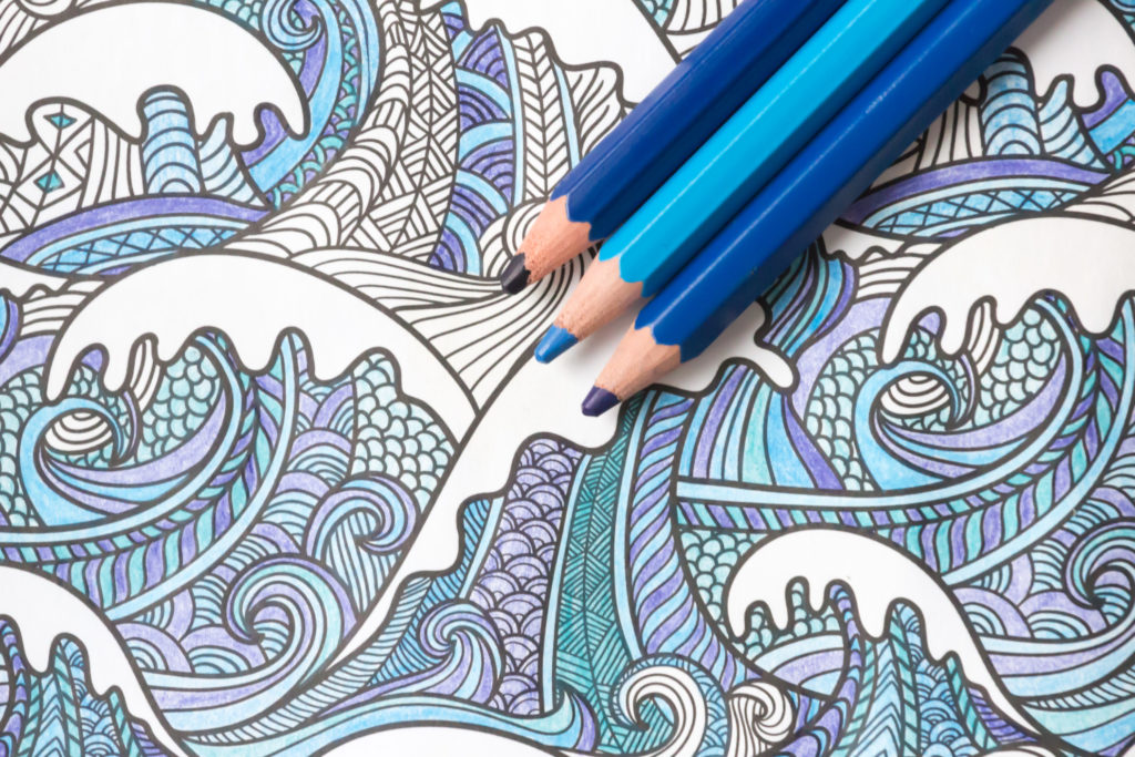 coloring books for adults right now, including stunning and sophisticated books on fashion, travel, popular television shows, flowers, and interior design