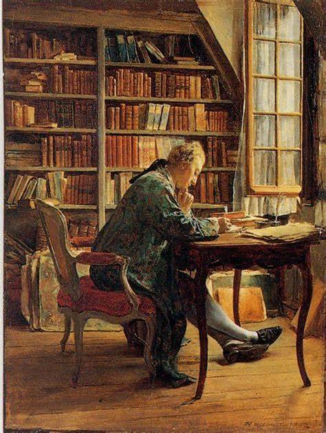 famous paintings about books, libraries, writers, readers