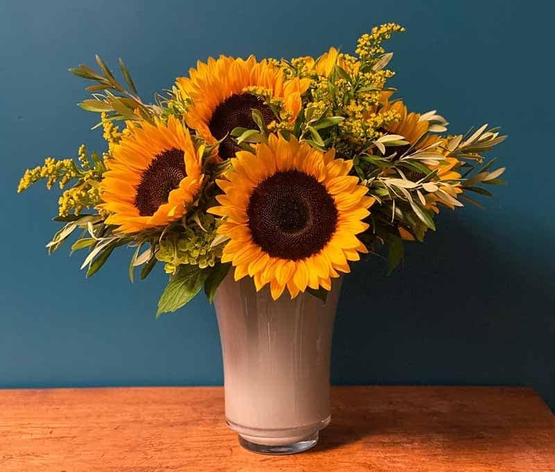 best luxury sunflowers bouquet