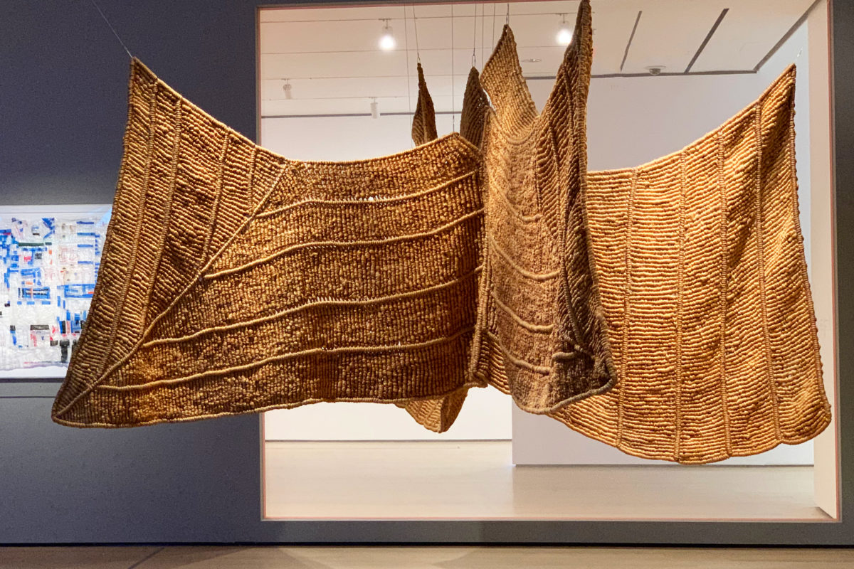See the Stunning New Textile Art Exhibit at the MoMA. Photo Credit: Dandelion Chandelier.