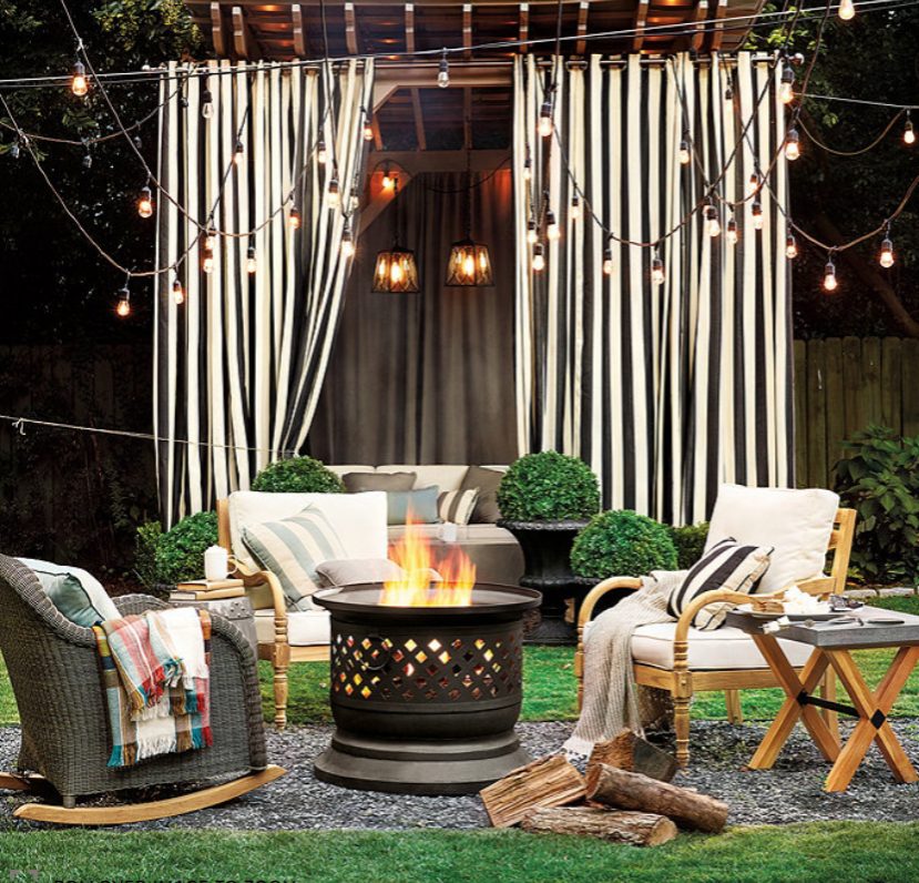 How to entertain outdoors at home in the cold weather this winter for social distancing