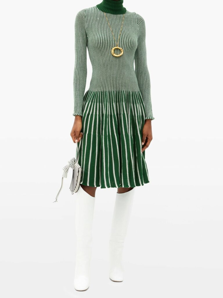 the best designer knit day dresses and sweater dresses this fall winter