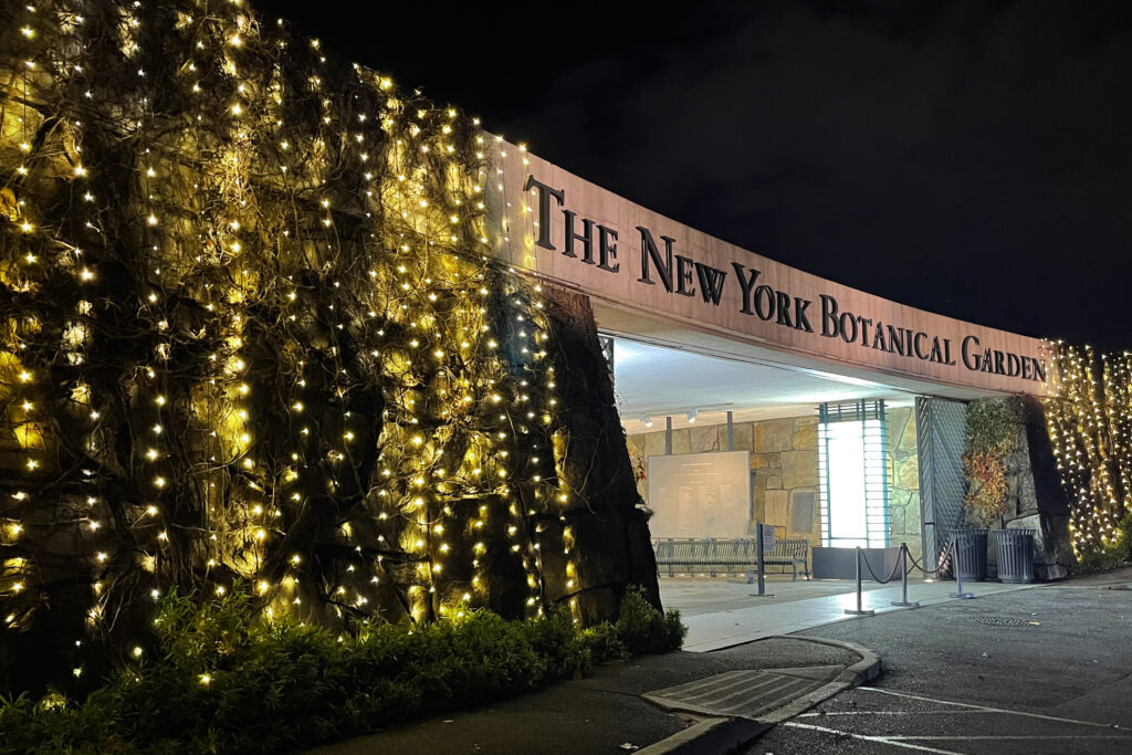 New York Botanical Garden Holiday Lights 2020