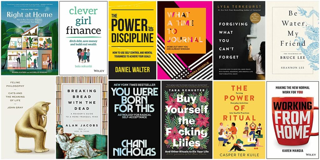 The new advice and self-help books best for every 2021 goal and keeping New Year's resolutions.