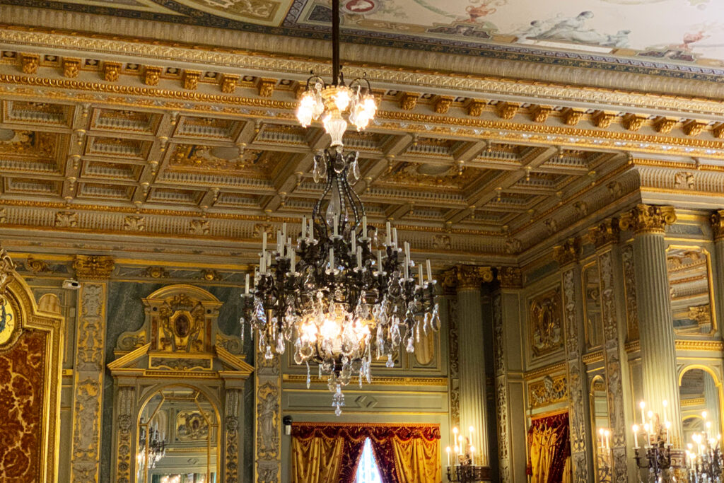 Photos from a tour of the Breakers mansion in Newport, Rhode Island.