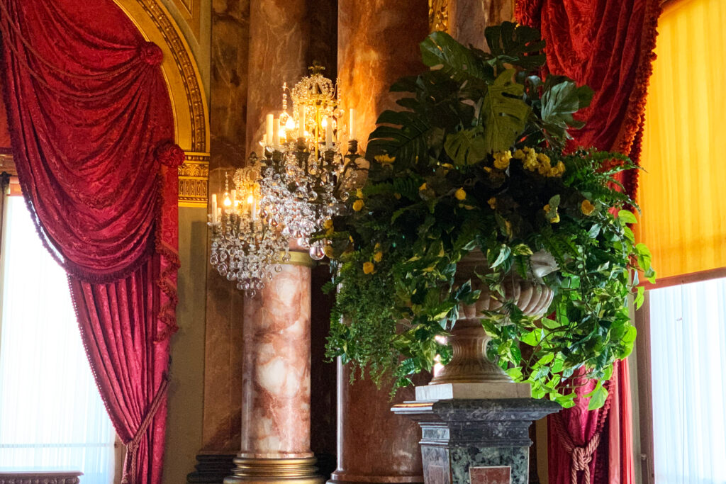 Our photos from a tour of the Breakers mansion in Newport, Rhode Island, including the house and gardens