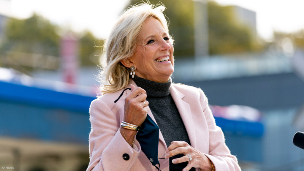 spring 2021 fashion style Dr. Jill Biden and Kamala Harris