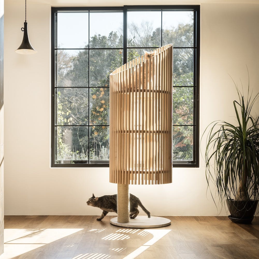 best expensive designer cat trees, cat towers, scratching posts and other cat furniture for every kind of luxury home décor