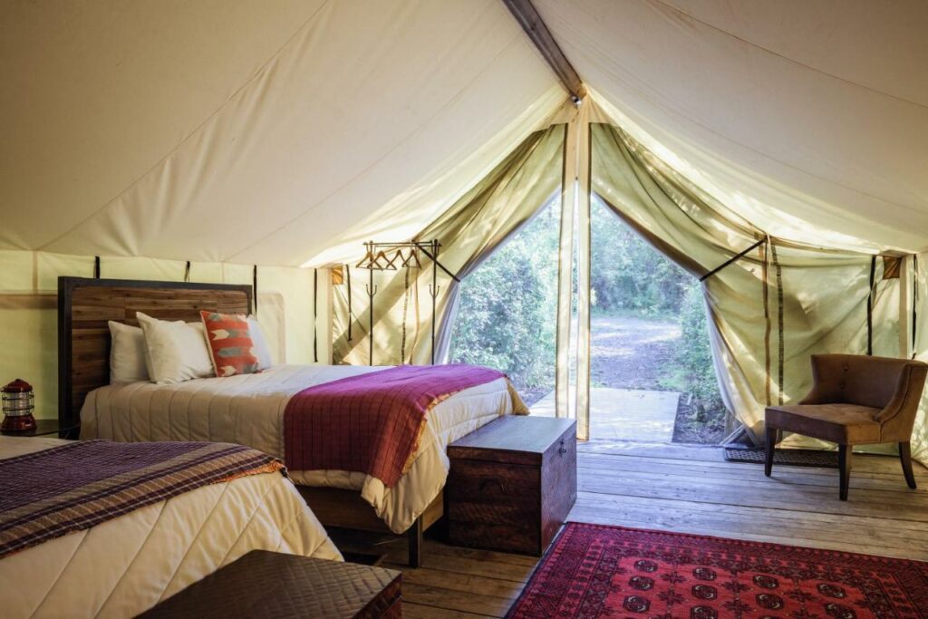 luxury camp sites