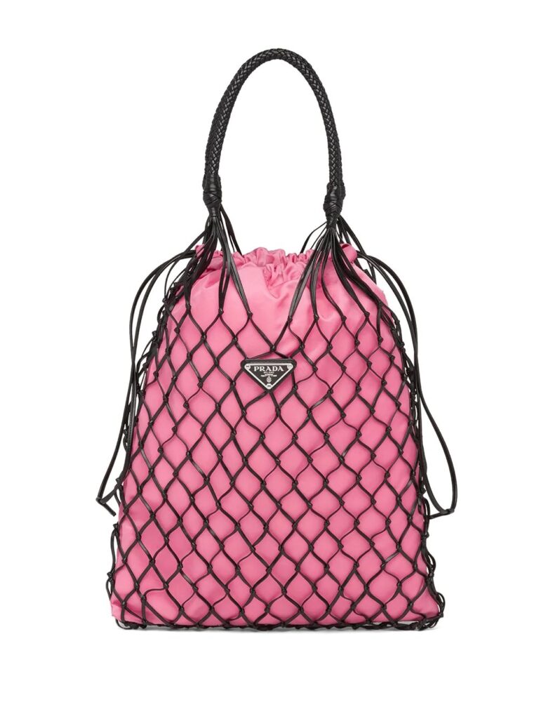 The best on trend fashion luxury designer fishnet bags, including totes, crossbody and clutches, for summer 2021