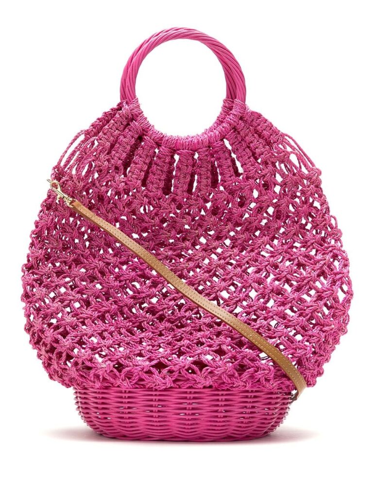 The best on trend fashion luxury designer fishnet bags, including totes, crossbody and clutches, for summer 2021