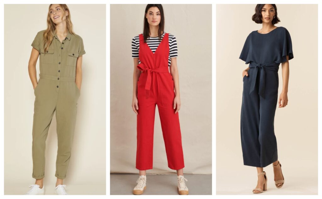 new office outfits and how to dress for work in the new normal post-pandemic, including jumpsuits