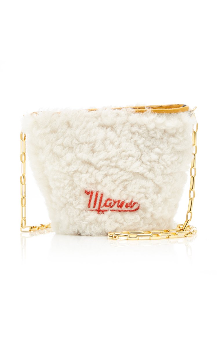 best shearling, terry and other cozy fuzzy designer bags for fall winter 2021