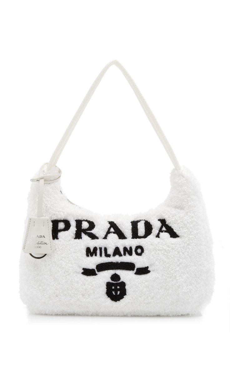 PRADA 00s Archive knit one shoulder bag