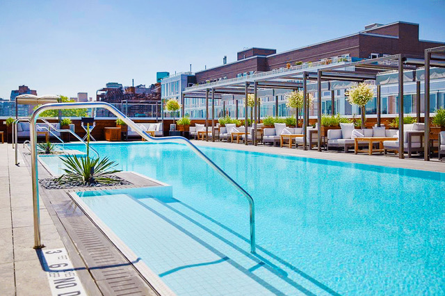 rooftop hotel pools NYC