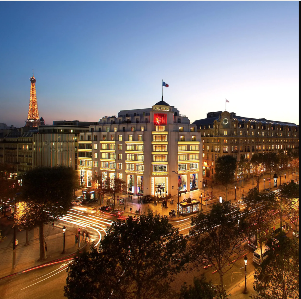luxury shopping in Paris