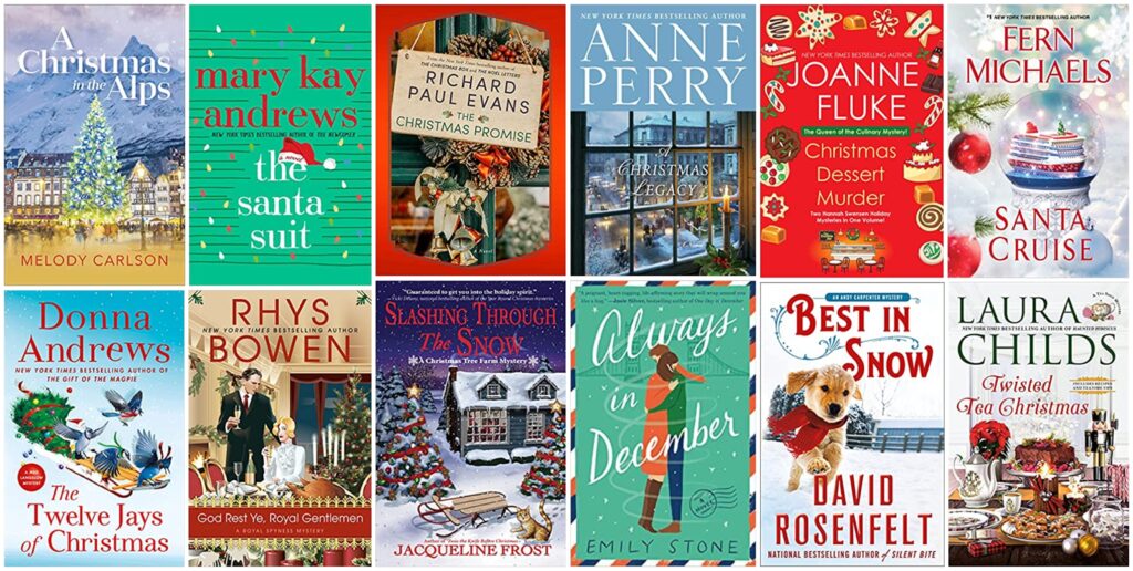 the best new Christmas novels, mysteries and romances to read for the 2021 holiday season, for everyone who loves fiction and books with a Christmas theme.