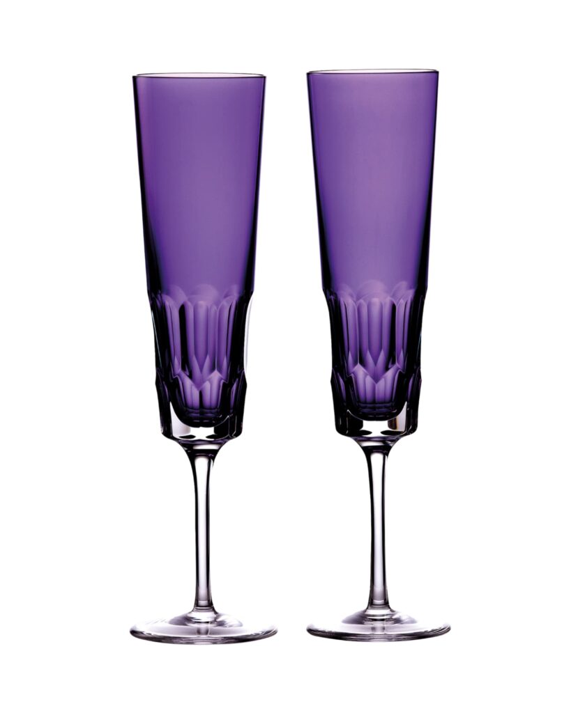 Best statement luxury champagne glass, flute or coupe to fit every aesthetic and party style for new year's eve 2022 and beyond.