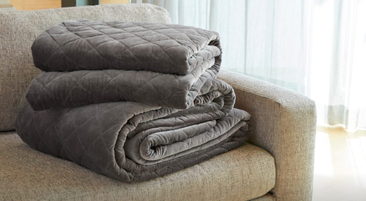 luxurious weighted blanket for sleep