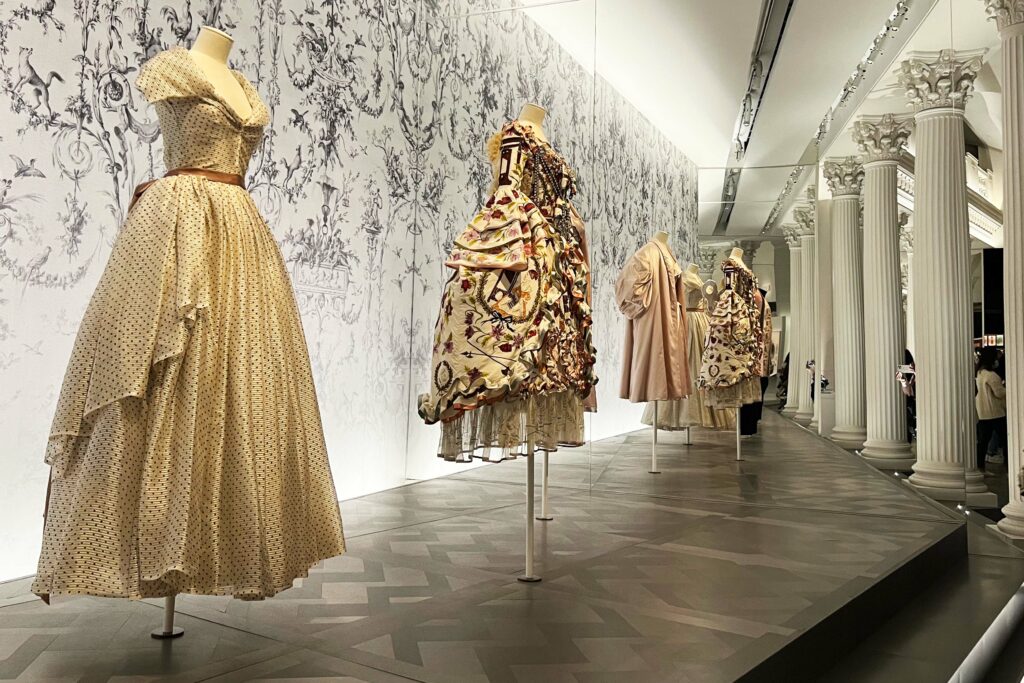 Photos of the top 12 moments from the Dior Designer of Dreams exhibit on tour Brooklyn Museum. Photo Credit: Dandelion Chandelier.