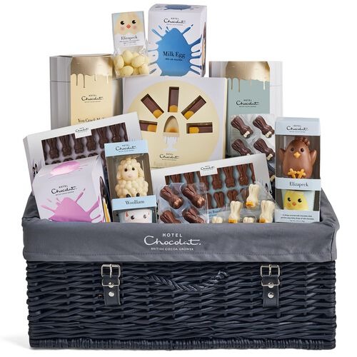 best luxury Easter baskets, Easter food hampers, and Easter gift boxes for someone special for the holiday 2023. 