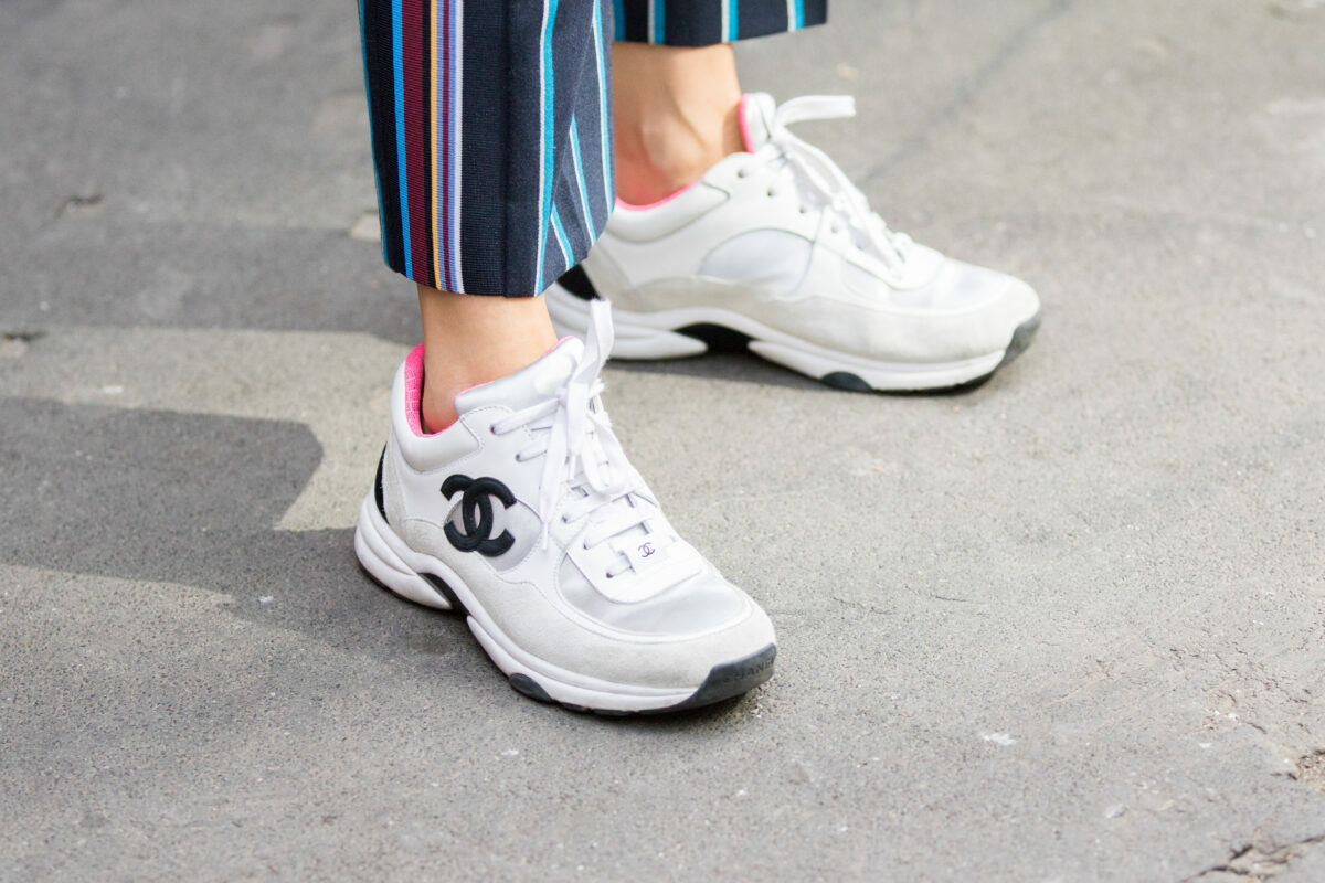 10 best new luxury designer white sneakers (aka trainers) for women for every possible event this summer 2022, including Prada, Balenciaga.