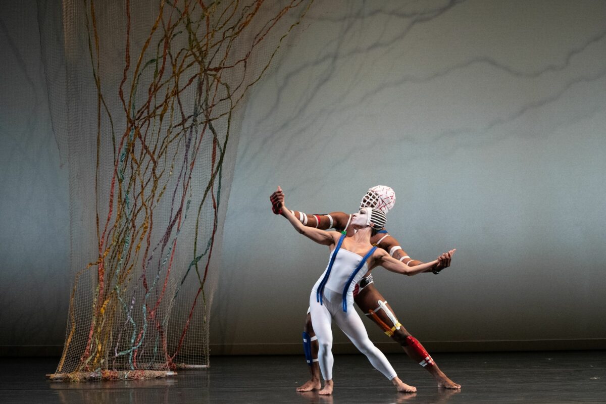 the Paul Taylor Dance Company performing new works in NYC at the Joyce Theater.