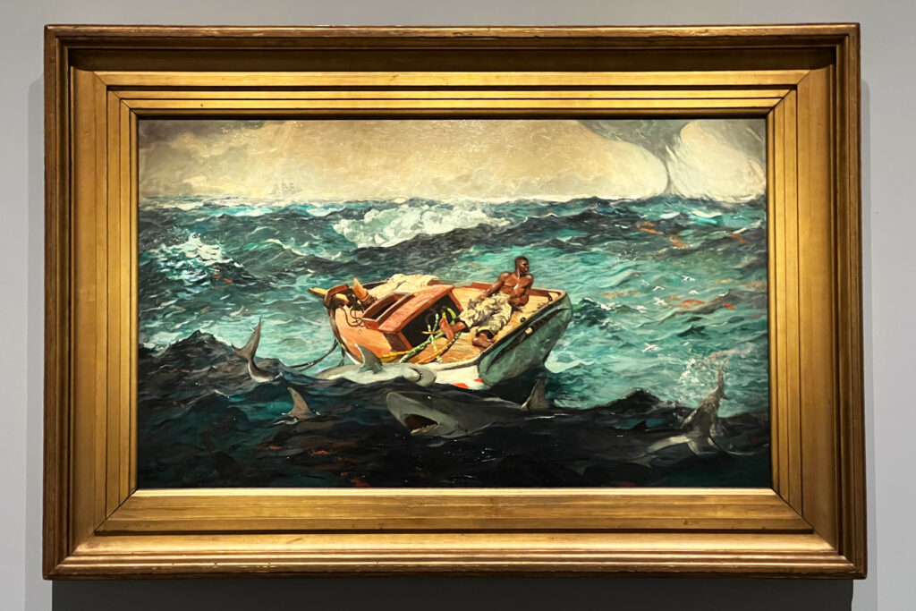 Winslow Homer, Gulf Stream, at the Crosscurrents exhibit at the Met Museum.