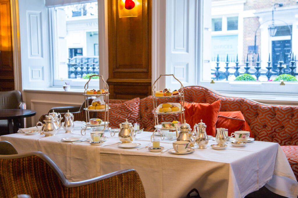 the best most luxurious places for afternoon high tea in London, including Brown's, Sketch, Claridge's, the Goring and more.