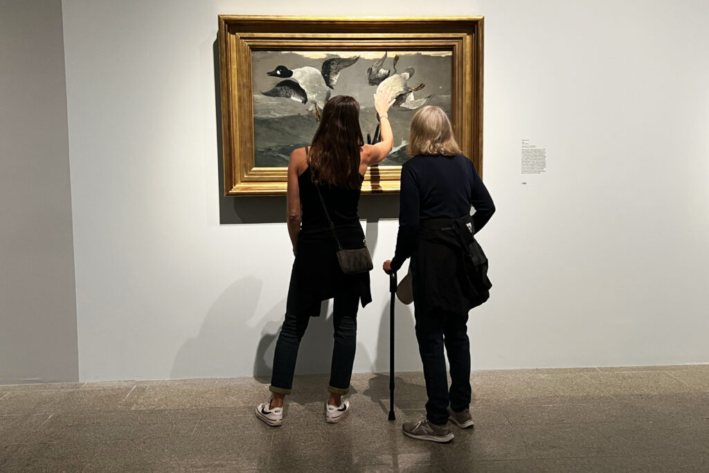 Photos of Winslow Homer Crosscurrents exhibit at the Metropolitan Museum (the Met) in New York City. 