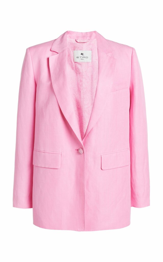 Power pink luxury designer pantsuits for 2022.