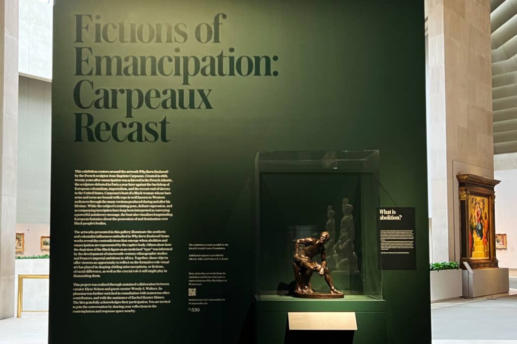 At Fictions of Emancipation: Carpeaux Recast at the Met, a famous sculpture exposes the fantasies of Western artists on slavery and freedom.