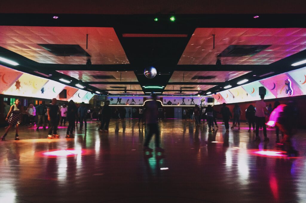 Where to go for the best luxury disco roller skating rink in New York and London.