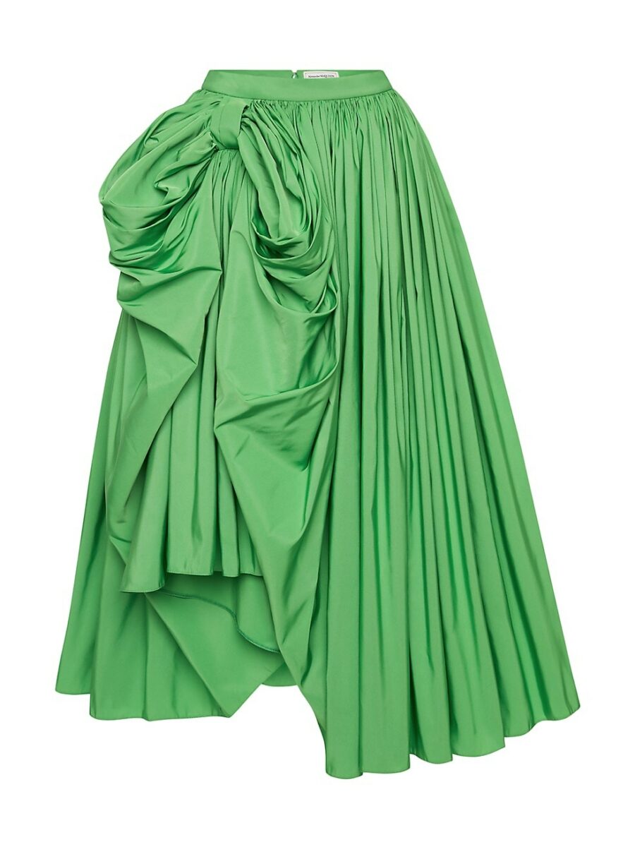 How to wear Kelly green, a top luxury designer fashion trend of Fall 2022, including the best dresses, shorts, hats, handbags and more.