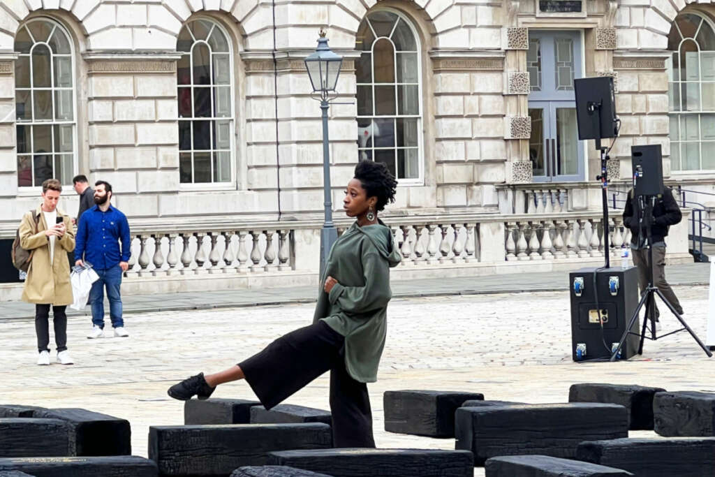 Photos from the Somerset House courtyard slavery installation, The Boat, part of the tenth edition of the 1-54 Contemporary African Art Fair.