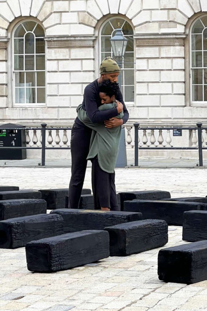 Photos from the Somerset House courtyard slavery installation, The Boat, part of the tenth edition of the 1-54 Contemporary African Art Fair.