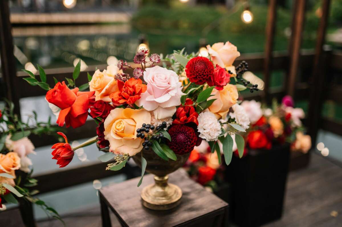 Our luxury floral artist shares expert tips and advice on how to best decorate with flowers and other botanicals this Thanksgiving.