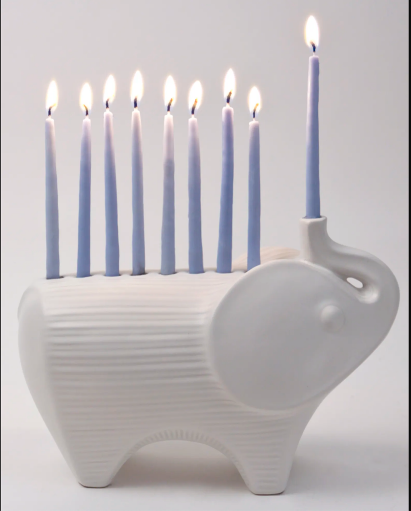 luxury Hanukkah menorah