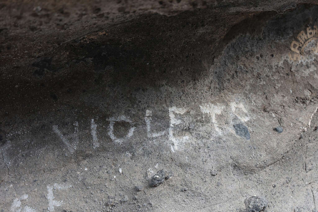 graffiti in the Galapagos Islands