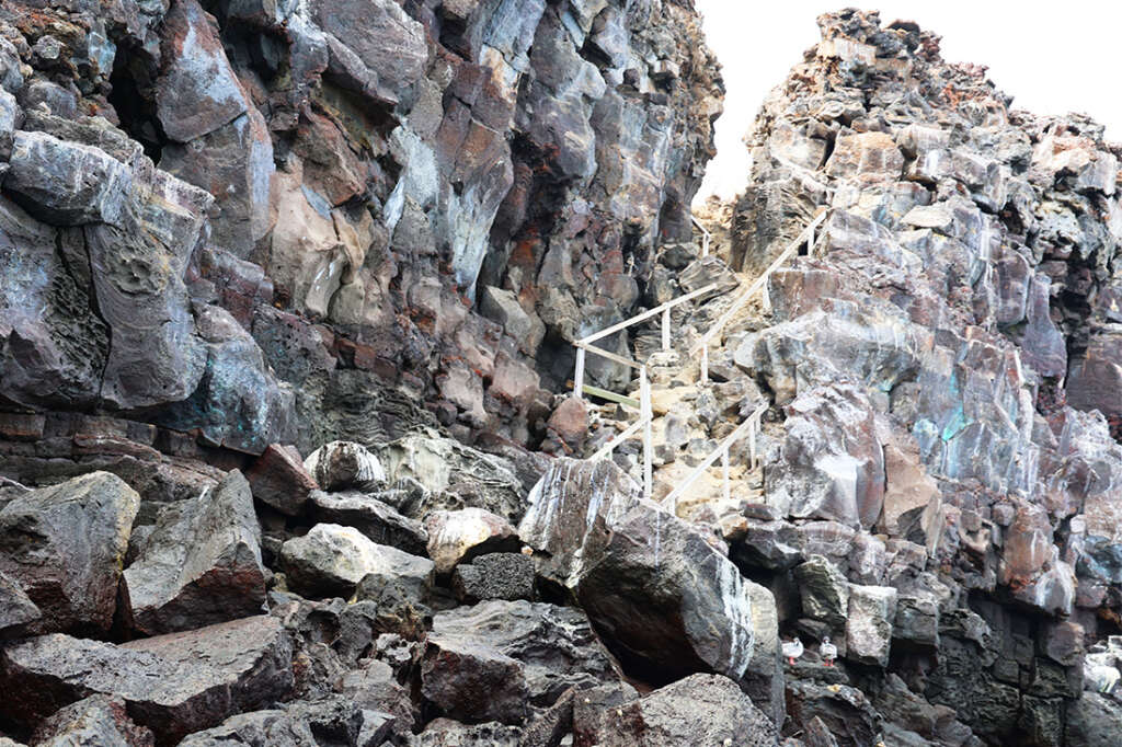 Photos of Prince Philip's Steps in the Galapagos, home to birds like Red-Footed Boobies, Nazca boobies and Galapagos owls.