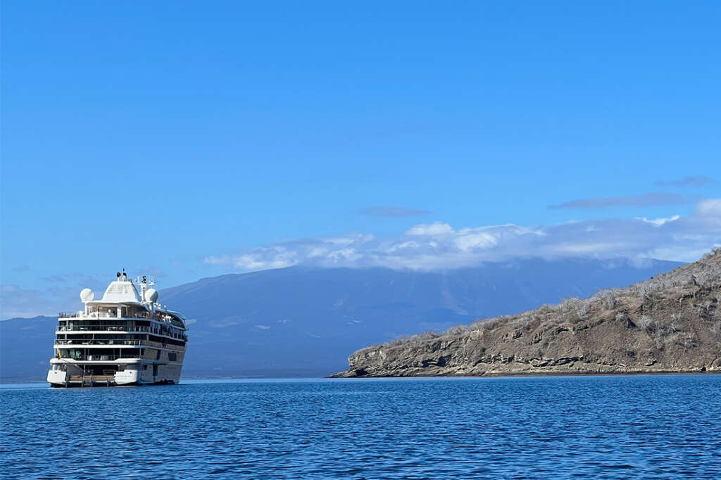 photos from hike at Tagus Cove and Darwin Lake in Galapagos