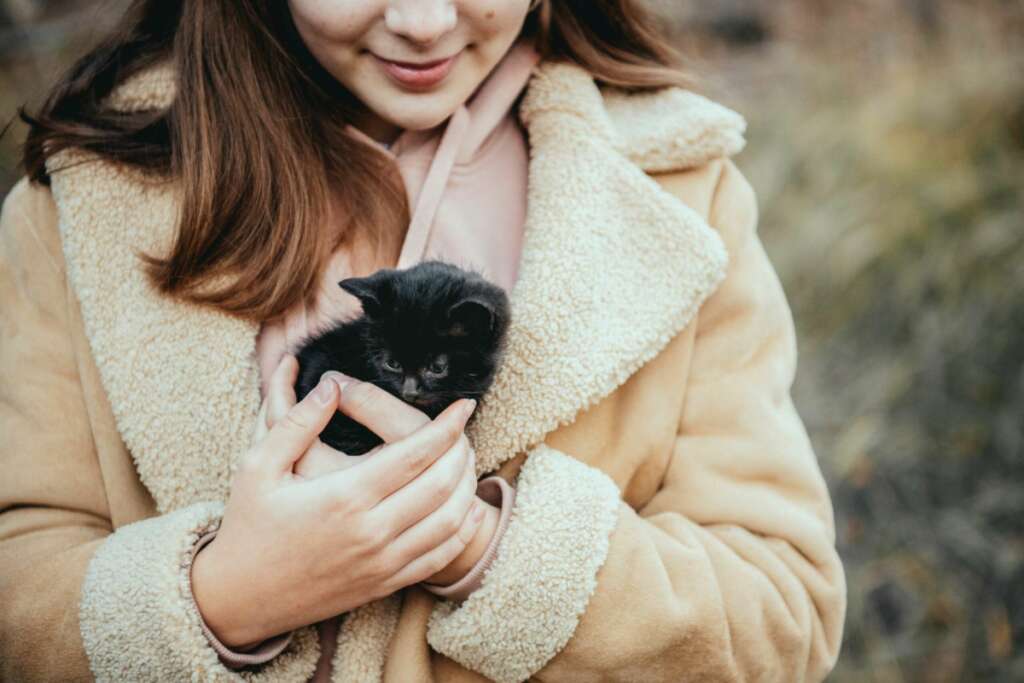 soft fluffy cozy fluff-core designer fashion trend, including mini-dresses, hats and sweaters